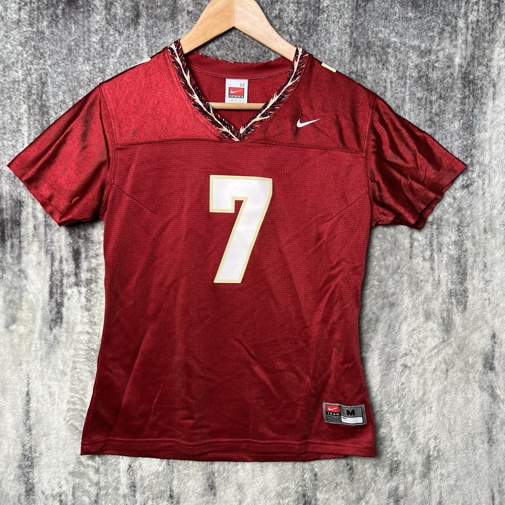 Vintage Nike Team Florida State Seminoles Football Jersey Women's Medium FSU #7